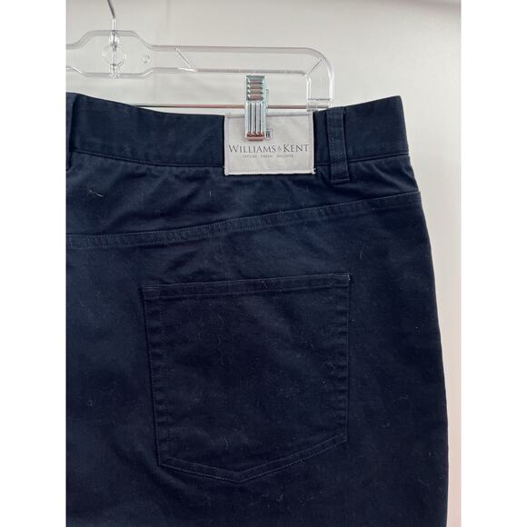 Williams & Kent Men’s Navy Blue 5 Pocket Cotton Blend Pants Size 42 X 31.5” - Picture 8 of 10